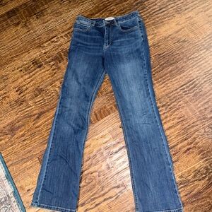 Wrangler Women's Flare Jeans in Deep Blue